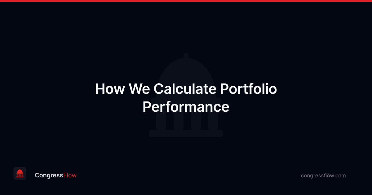 How We Calculate Portfolio Performance
